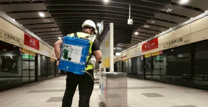 因應首例漢他病毒　北捷強化車站清潔與環境消毒