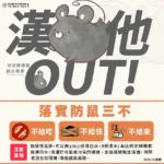 北市防治鼠類　各局處同步啟動環境整頓及投藥作業