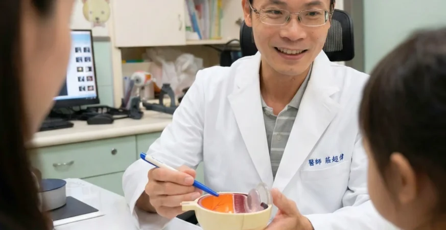 國內學童近視率飆破87%！嘉基醫師提醒：控制「眼軸」才是關鍵
